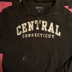 Jansport Central Connecticut Vintage half-zip sweatshirt